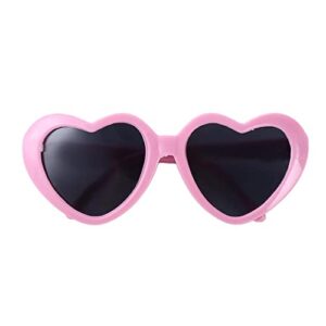 pet cat dog sunglasses,pet puppy uv protection sunglasses dolls sun glasses, photos props accessories cosplay glasses(pink)