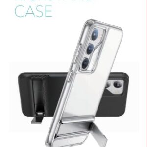 ESR for Samsung Galaxy S23 Case, Boost Kickstand S23 Case with 3 Stand Modes, Military-Grade Drop Protection, Supports Wireless Charging, Shockproof Slim Phone Cover with Patented Kickstand, Clear