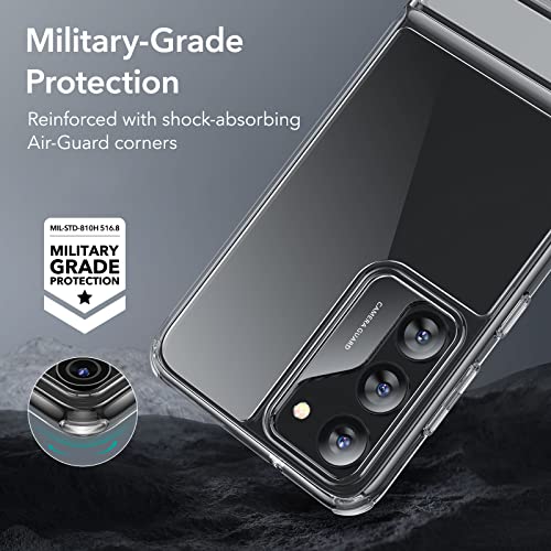 ESR for Samsung Galaxy S23 Plus Case, S23 Plus Phone Case with Stand, 3 Stand Modes, Military-Grade Drop Protection, Shockproof Slim Phone Cover, Case for Samsung S23 Plus, Boost Kickstand Case, Clear