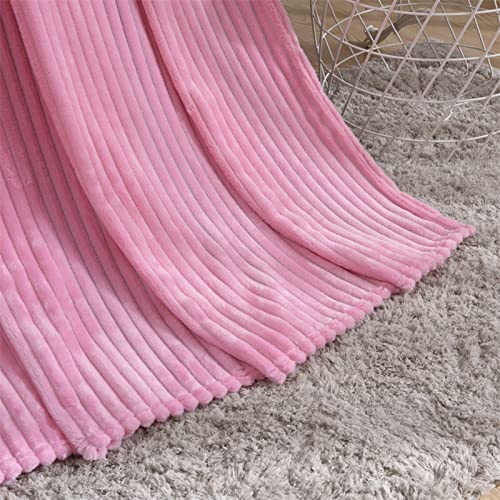 areclern Soft Blanket Fuzzy Blanket Polyester Throw Blanket for Couch Winter Warm Blanket for Home, Car Bright Yellow 70 * 100cm 1#