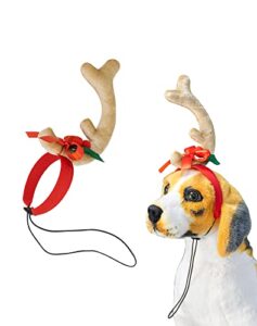 dog antler headband reindeer horn headpiece christmas dog costume accessories headwear halloween pet costume