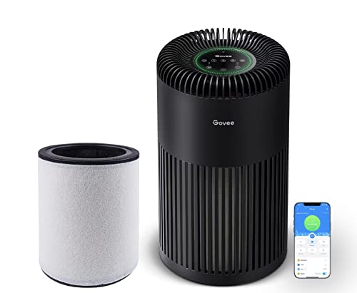 Govee Smart Kitchen Air Purifiers PM2.5 Sensor H7122111 Bundle with Govee Air-Purifier Replacement Accessories