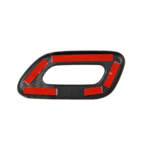 crosselec Carbon Fiber Sun Visor Button Cover Trim for Chevrolet Corvette C8 2020-2023