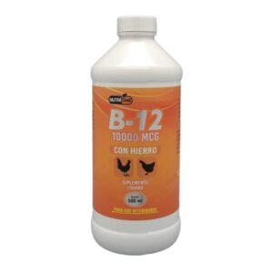 NUTRILINE B-12 for Poultry - Multivitamin Booster for Rooster, Hens, Chicken, Vitamin Recovery Liquid 16 onzas