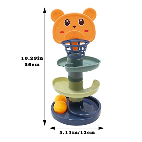 Jinkoozz Hamster Slide Toys, Hamster Ball Toys, Small Animal Entertainment Toys, Small Animal Cage Accessories, Suitable for Hamsters Guinea Pigs Chinchillas Birds Parrots Parakeet