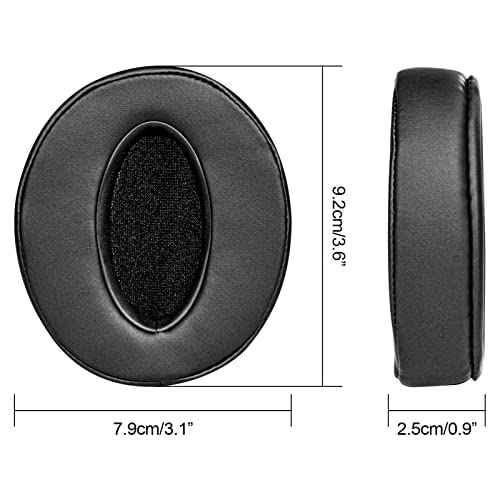 HD450 Earpads, Replacement Sennheiser HD450BT Ear Pads Protein Leather Ear Cushions Parts for Sennheiser HD4.50BT, HD4.50, HD 4.50BTNC, HD450, HD450BT Soft and Comfort Sponge (Black)