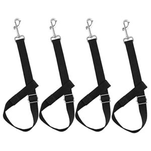 Cotton Horse Bucket Strap Hangers - 4 Pcs Adjustable 28" to 50" Length, Horse Goat Suppliers for Hay Nets, Water Buckets,Barn Hanging, Outdoor Feeders and Heavy Duty Horse Water Feed