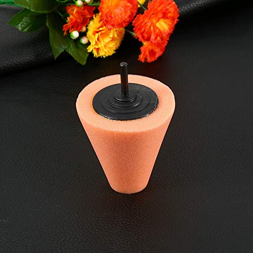 Wheel Foam Ball Buffing Pad, Beauty Care, 1Pcs Foam Polishing Cone Shaped Buffing Pads For Wheels - Use With Power Drill