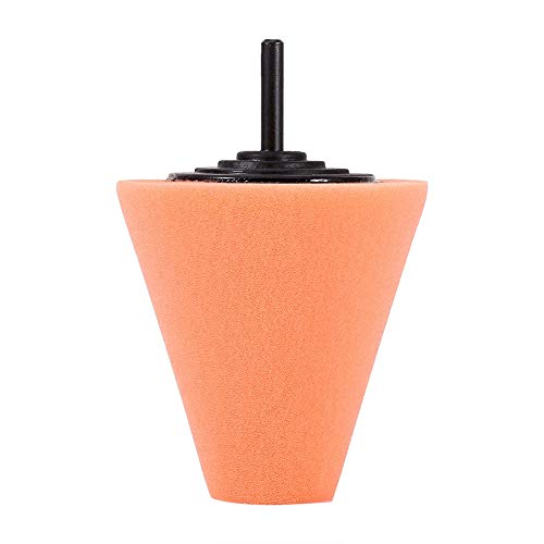 Wheel Foam Ball Buffing Pad, Beauty Care, 1Pcs Foam Polishing Cone Shaped Buffing Pads For Wheels - Use With Power Drill