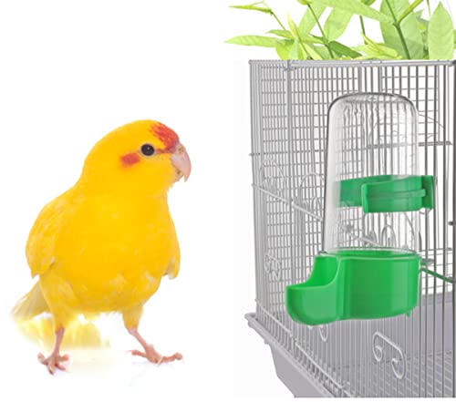 Automatic Bird Feeder Waterer Drinker Pet Bird Feeding Supplies for Bird Cage Feeder Water Seed Dispenser Bottle Drinking Cup