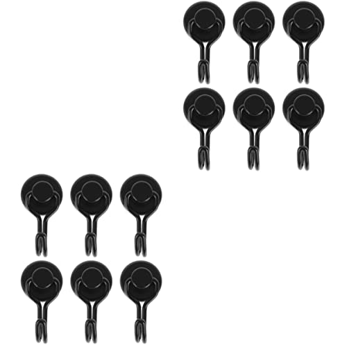 Alipis 12 pcs Functional Hooks Mount Magnetic Bedroom Pot Wall Entryway Coat Fridge Heavy Classroom Key Holder Towel Practical Cabins Holders Utensils Neodymium Nursery Wall-Mounted