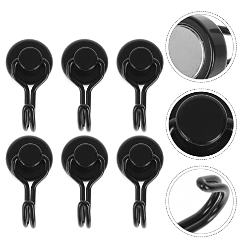 Alipis 12 pcs Functional Hooks Mount Magnetic Bedroom Pot Wall Entryway Coat Fridge Heavy Classroom Key Holder Towel Practical Cabins Holders Utensils Neodymium Nursery Wall-Mounted