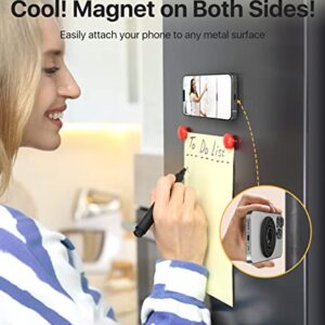 andobil Magnetic Phone Grip for Magsafe [Drop Protection] Strong Magnetic Finger Phone Ring Holder Compatible with Magsafe Accessories, iPhone 14 Plus 13 12, Pro, Pro Max, All Cell Phones, Black