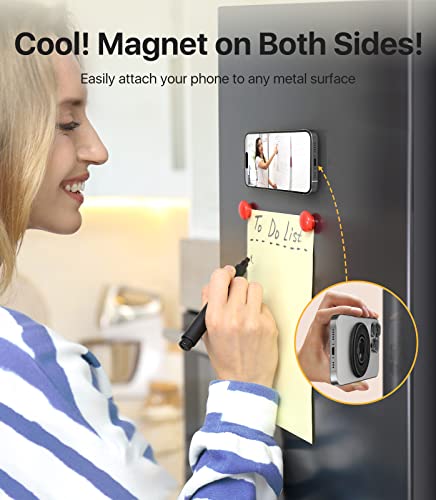 andobil Magnetic Phone Grip for Magsafe [Drop Protection] Strong Magnetic Finger Phone Ring Holder Compatible with Magsafe Accessories, iPhone 14 Plus 13 12, Pro, Pro Max, All Cell Phones, Black