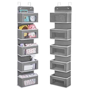 lldress 5-shelf over the door organizer,hanging storage organizer,baby organizer for nursery, pantry, closet