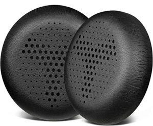 soulwit professional replacement ear pads cushions for akg y500 on-ear foldable wireless bluetooth headphones, earpads with soft protein leather - black
