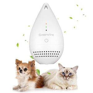 greenvine mini portable air purifier for home & pets, odor deodorizer with aromatherapy mode air cleaner for home,office & travel