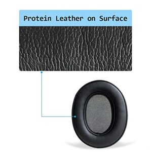 MQDITH Earpads Cushions Replacement Compatible with Sony WH-1000XM5 Over-Ear Headphones, Protein Leather Ear Pads Compatible with Sony WH1000XM5 Headphones