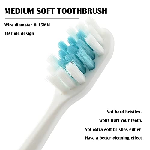 GoodUping Fine Silk Toothbrush for Sensitive Teeth, 10000 Bristles Nano Toothbrush, Extra Soft Toothbrush for Adult, Pregnancy and Junior.(8 Count)