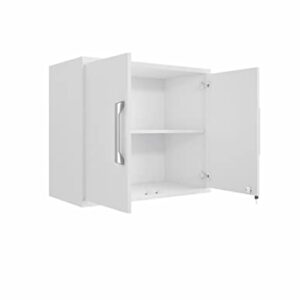 Manhattan Comfort Eiffel 4-Piece Garage Storage Set in White