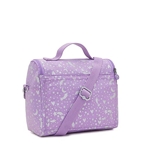 Kipling New Kichirou Printed Lunch Bag Galaxy Metallic