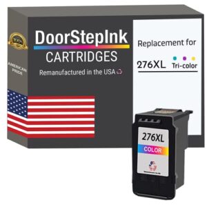 doorstepink remanufactured in the usa ink cartridges for canon 276xl, cl-276xl color