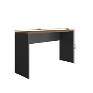 Manhattan Comfort Eiffel Garage Work Station Set of 3 in Matte Black