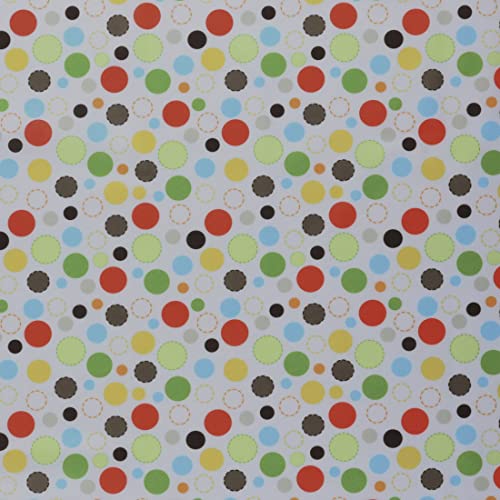 Mook Fabrics PUL-LS179 J-Multi Dot, White, 15 Yard Bolt