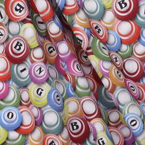 Mook Fabrics Cotton Bingo, Multi, 15 Yard Bolt