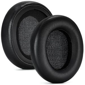 arctis nova pro wired earpads cushions compatible with steelseries arctis nova pro wired, nova 7, 3, 1 model,extra bass noise cancelling headset, (does not fit nova pro wireless) (protein leather)