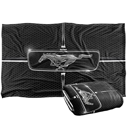 Ford Blanket, 36"x58" 1965 Mustang Grill Silky Touch Super Soft Throw Blanket