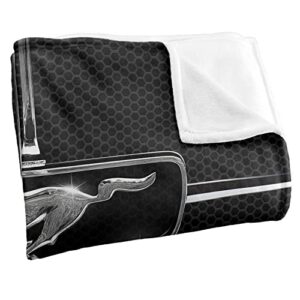 Ford Blanket, 36"x58" 1965 Mustang Grill Silky Touch Super Soft Throw Blanket