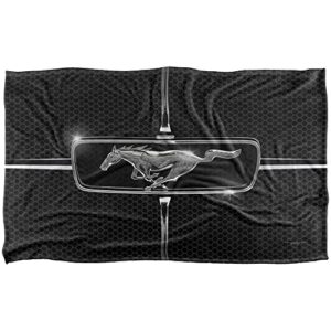 Ford Blanket, 36"x58" 1965 Mustang Grill Silky Touch Super Soft Throw Blanket