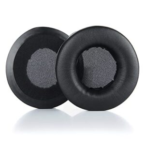 sumugaric replacement ear pads cushion earmuffs compatible with razer kraken pro v1 and sennheiser hd205/hd-205/hd 205 headphone (black)
