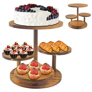 montex cupcake tower stand 4 tier for 50 cupcakes woodden serving stand, cake display stand dessert tower