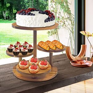 Montex Cupcake Tower Stand 4 Tier for 50 Cupcakes Woodden Serving Stand, Cake Display Stand Dessert Tower