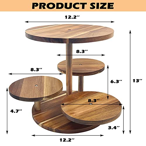 Montex Cupcake Tower Stand 4 Tier for 50 Cupcakes Woodden Serving Stand, Cake Display Stand Dessert Tower