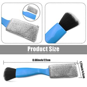 2PCS Double Ended Portable Cleaning Brush, Car Cleaning Brushes, Air Conditioner air Outlet Cleaning Brush, Auto Interior Detailing Brushes, Soft Bristles Brush