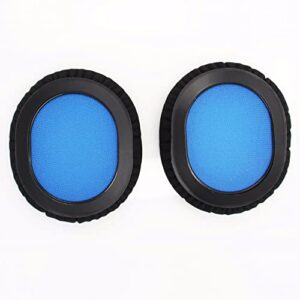 HD8 Earpads Replacement Velour Ear Pads Protein Flannel Cushion Cover Compatible with Sennheiser HD8 DJ HD 8 DJ HD6 Mix Headphones (Black)