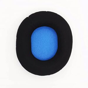 HD8 Earpads Replacement Velour Ear Pads Protein Flannel Cushion Cover Compatible with Sennheiser HD8 DJ HD 8 DJ HD6 Mix Headphones (Black)