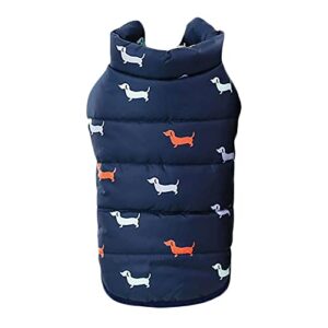 dog t shirts with sleeves pet clothes dog clothes clothes vest fall and winter warm british teddy warm down jacket raincoat dogs medium