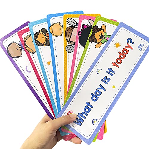 Lachilly 24 Pcs, 3 Themes Days of The Week/Seasonal/Months of The Year Flash Cards Subject Titles for Bulletin Board Headliners Classroom Decoration English Words