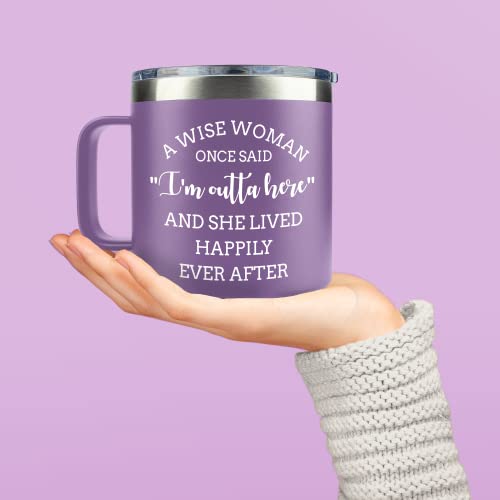 Retirement Gifts for Women - Going Away Gift for Coworker, Boss, Friends - Goodbye Gifts, Farewell Gifts, Coworkers Leaving Gifts - Retired Gifts for Women - Christmas Retirement Party - 14 Oz Mug