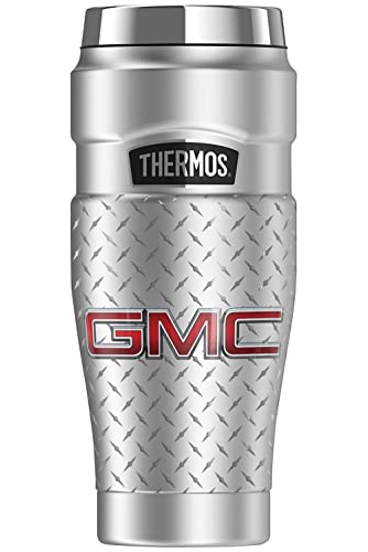 THERMOS Gmc OFFICIAL Truck Logo STAINLESS KING Stainless Steel Travel Tumbler, Vacuum insulated & Double Wall, 16oz