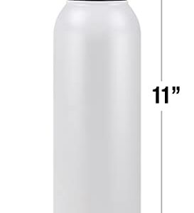 Dungeons & Dragons OFFICIAL D20 Pattern 24 oz Insulated Canteen Water Bottle, Leak Resistant, Vacuum Insulated Stainless Steel with Loop Cap