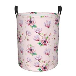 laundry basket magnolia flower hampers for laundry with handles