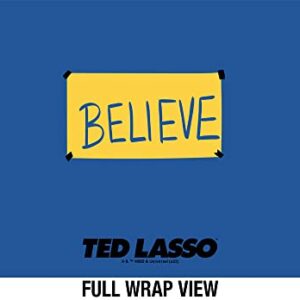 Ted Lasso OFFICIAL Ted Lasso Believe Sign 18 oz Insulated Water Bottle, Leak Resistant, Vacuum Insulated Stainless Steel with 2-in-1 Loop Cap