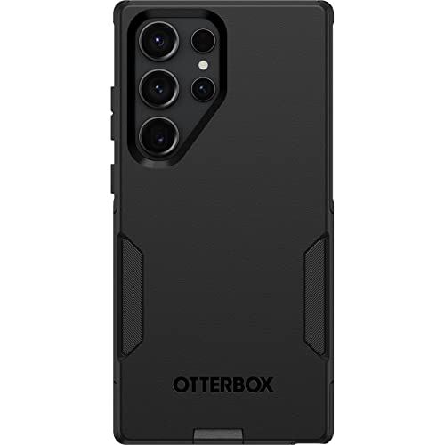 OtterBox Galaxy S23 Ultra Commuter Series Case - Single Unit Ships in Polybag, Ideal for Business Customers - BLACK, slim & tough, pocket-friendly, with port protection