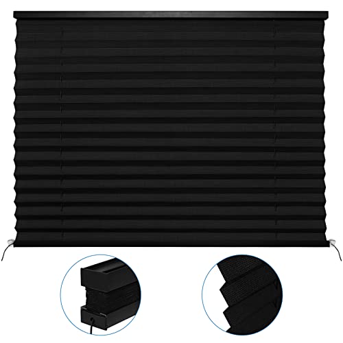 RV Window Shades, Camper RV Pleated Shades, RV Blinds for Camper Window, RV Privacy Blinds for Motor Coach RV Camper Travel Trailer Motorhome Solar Shade(32" W x 24" L)