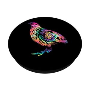 Awesome Northern Bobwhite Quail Colors A Quail Hunting Lover PopSockets Swappable PopGrip